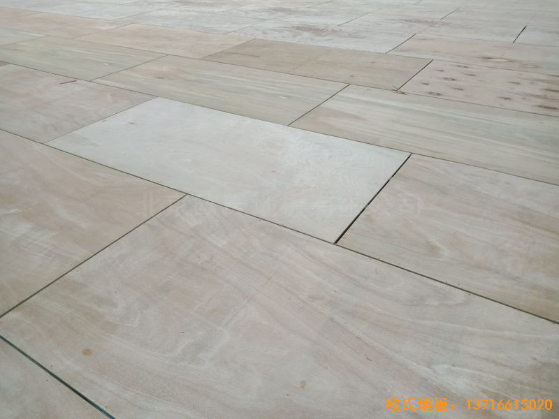 烏蘭浩特興安盟公安局運動地板施工案例