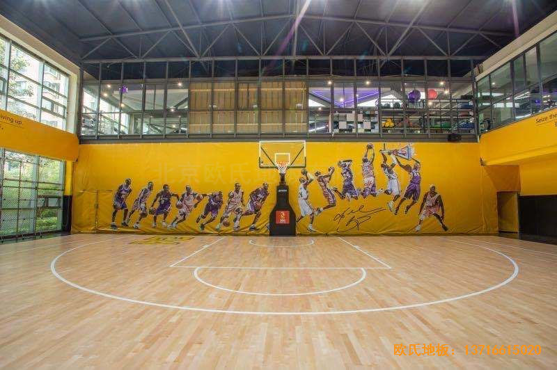 江蘇揚州海蘭德瓊花籃球館運動地板鋪裝案例