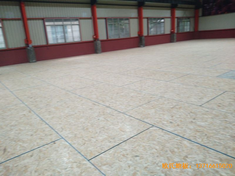 湖南長沙雨花區78號球館體育地板鋪設案例