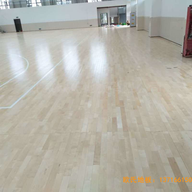 贛州寧都縣城關小學九章路校區體育地板安裝案例