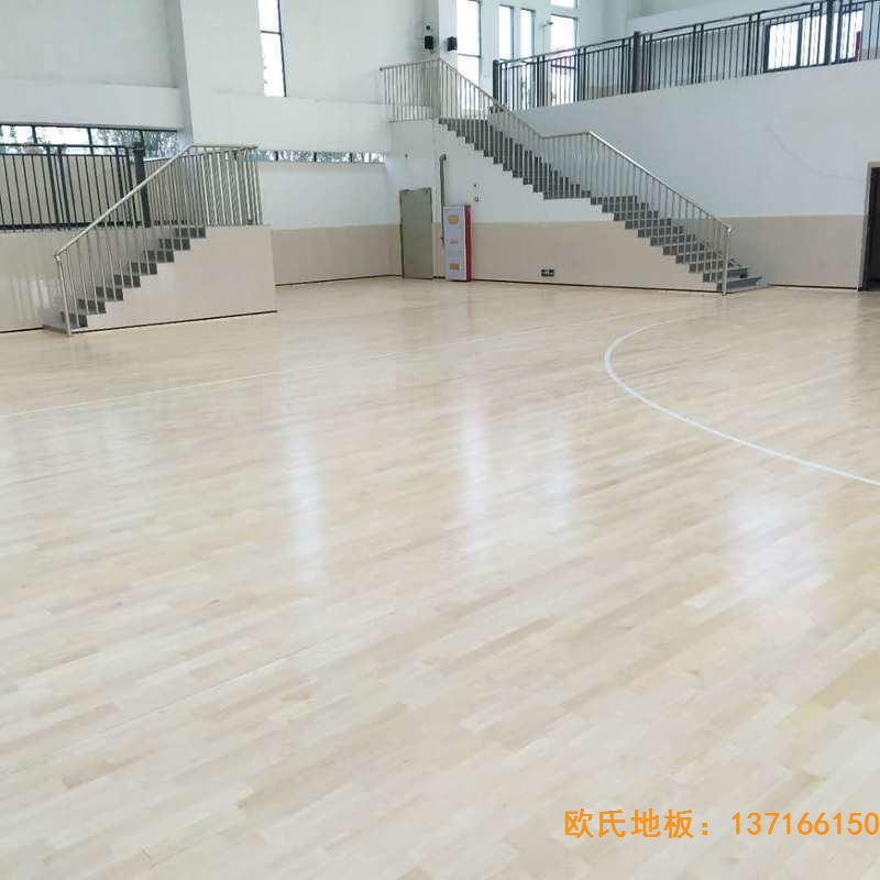 贛州寧都縣城關小學九章路校區體育地板安裝案例