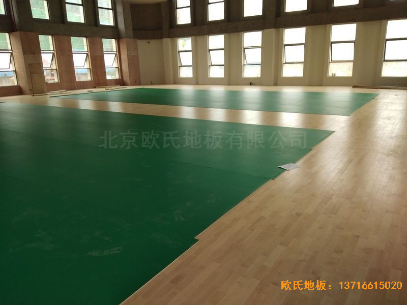 遵義仁懷市茅臺文體中心體育地板安裝案例