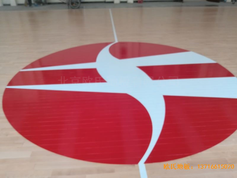 陜西榆林神木何家塔煤礦運動木地板鋪裝案例