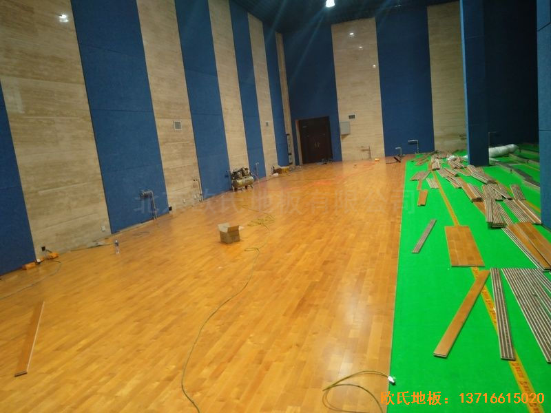 內蒙古赤峰中國稅務總局職工活動中心運動地板施工案例