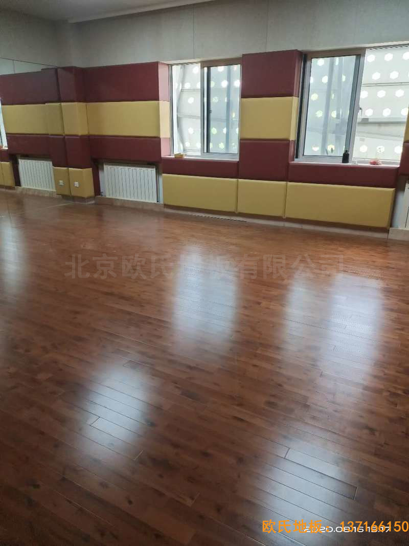 北京中國礦業大學附屬中學體育地板鋪裝案例