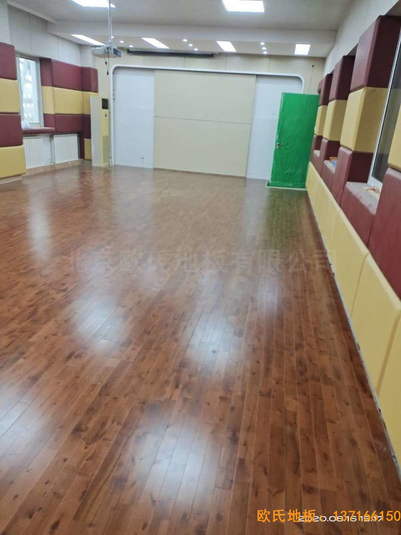 北京中國礦業大學附屬中學體育地板鋪裝案例
