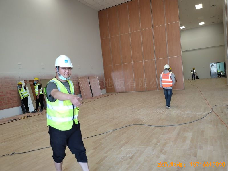 北京環球影城運動地板安裝案例