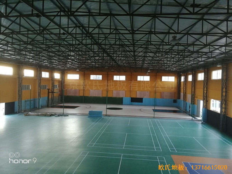 上海衛清東路弄麥子俱樂部運動地板安裝案例0