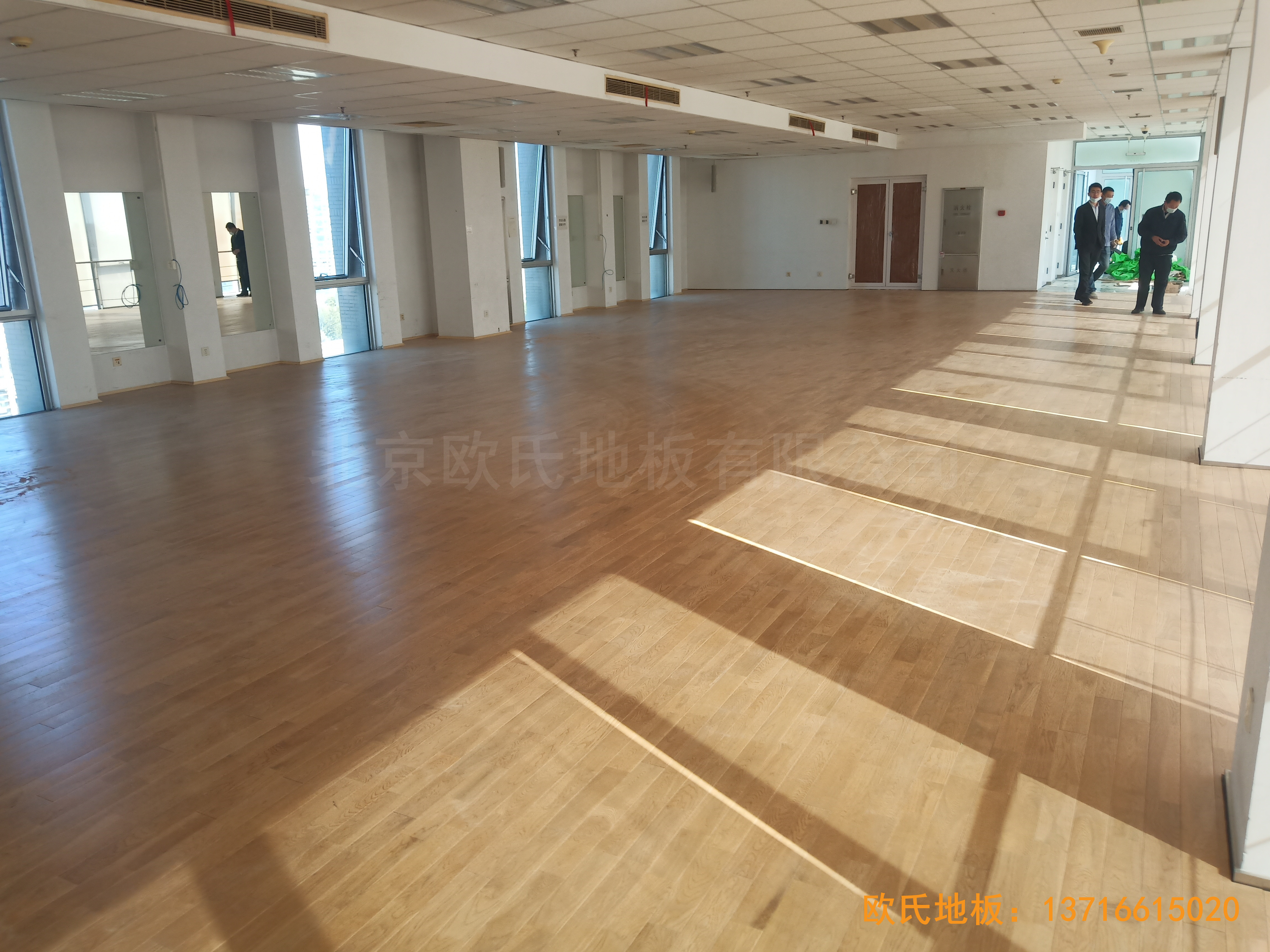 中國科學院技術研究所運動館體育地板鋪裝案例4