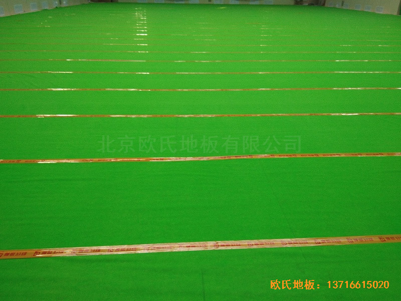 廣西全州體育館運動木地板鋪裝案例3