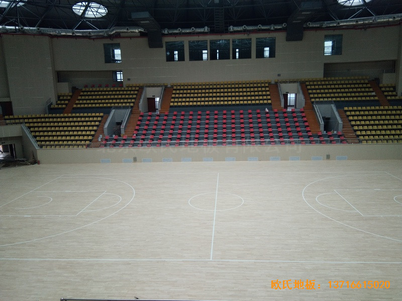 廣西全州體育館運動木地板鋪裝案例5