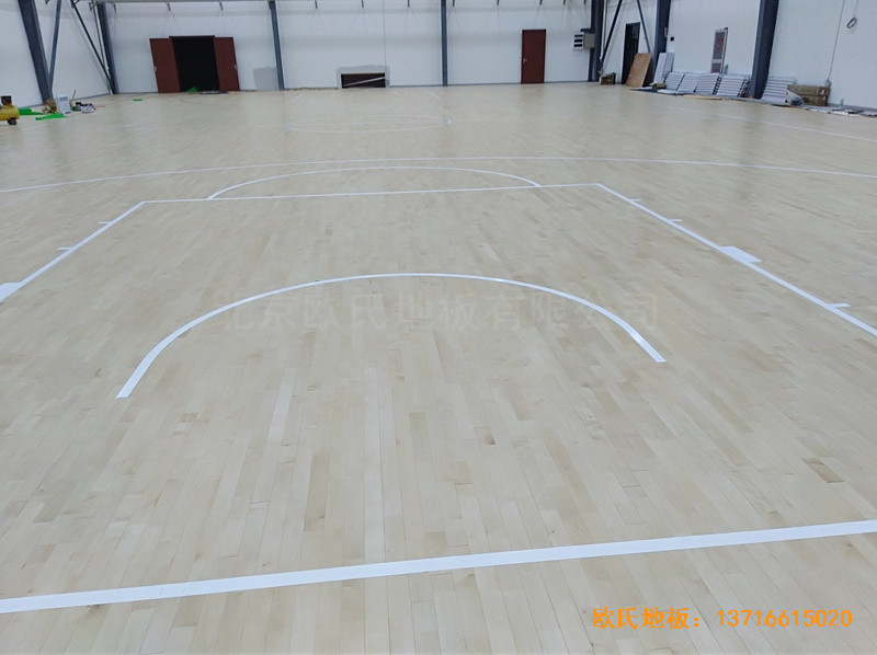 杭州蕭山電力分公司文體中心體育地板施工案例4