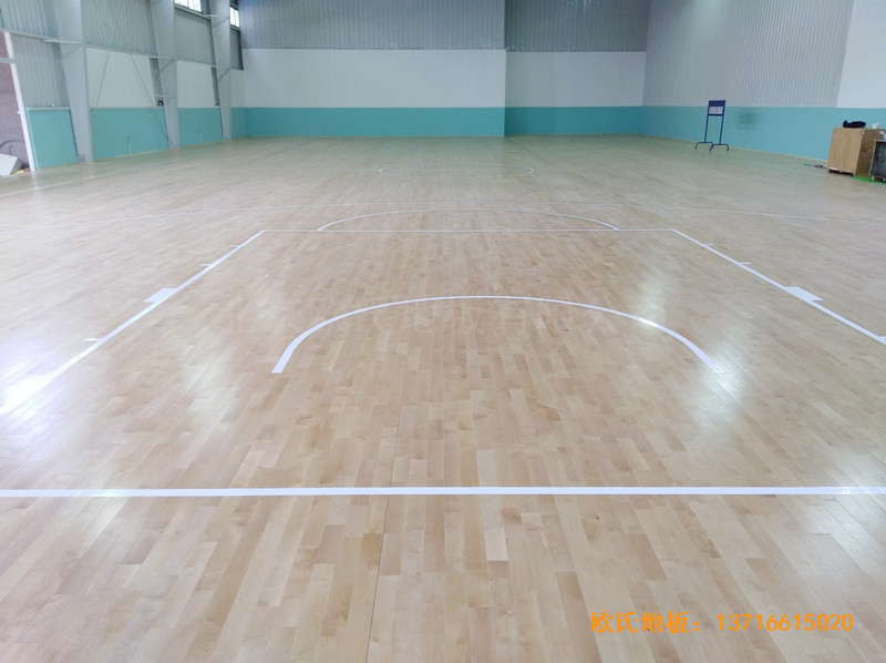 江西體育地板鋪設案例0