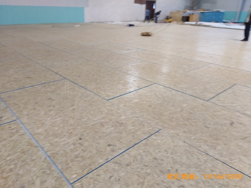 江西體育地板鋪設案例2