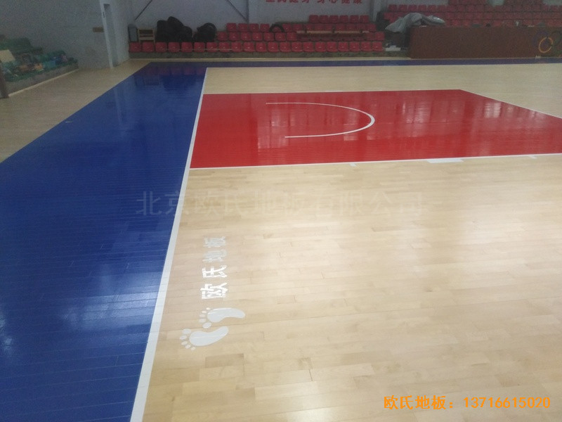 江西宜春公路局體育館運動木地板鋪裝案例4