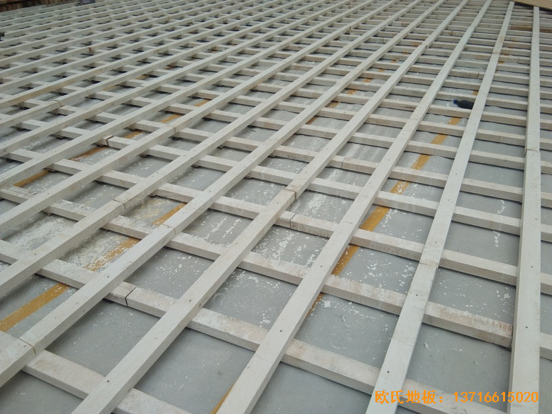 浙江寧波諾丁漢大學體育館體育地板鋪裝案例1