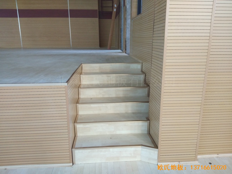 浙江德清縣三合體藝館運動木地板鋪裝案例2