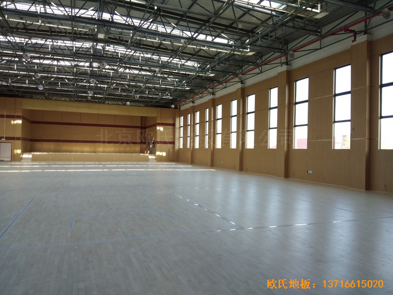 浙江德清縣三合體藝館運動木地板鋪裝案例3