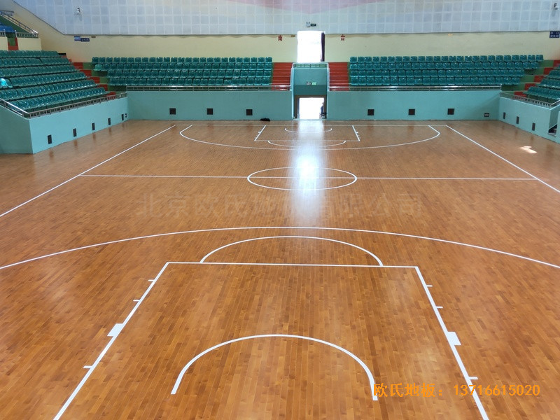 云南官渡區體育館體育地板安裝案例3