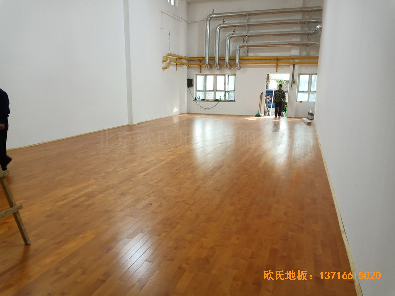 西城區黃寺大街24號院籃球館體育地板鋪裝案例5