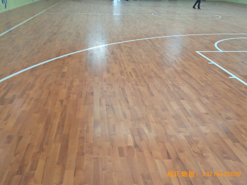 陽煤集團三礦球館運動地板施工案例1