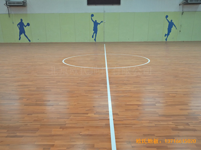 陽煤集團三礦球館運動地板施工案例3