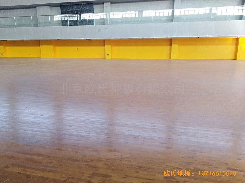 北大附屬益田實驗學校體育館體育地板施工案例3