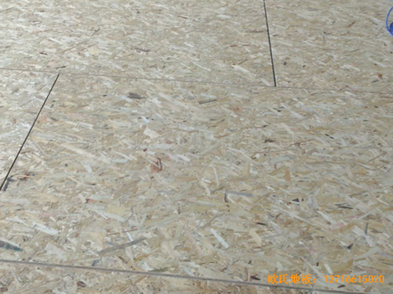 南京江寧區籃球俱樂部運動木地板鋪裝案例2