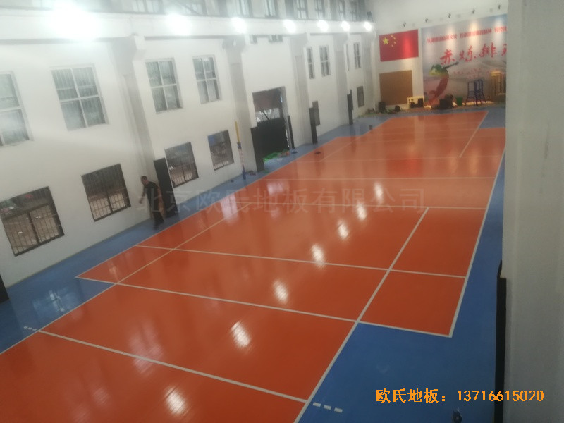 南昌赤練排球館運動地板鋪設案例5