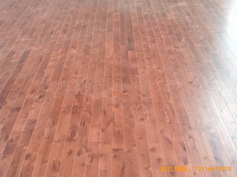 四川南充順慶區消防隊運動館運動地板鋪設案例5