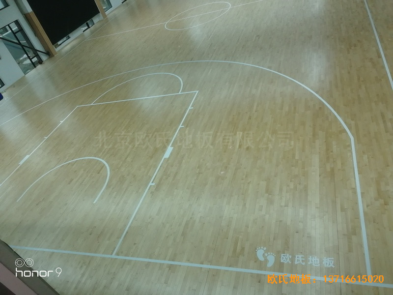 上海江楊南路485號攻守道場體育木地板鋪裝案例0