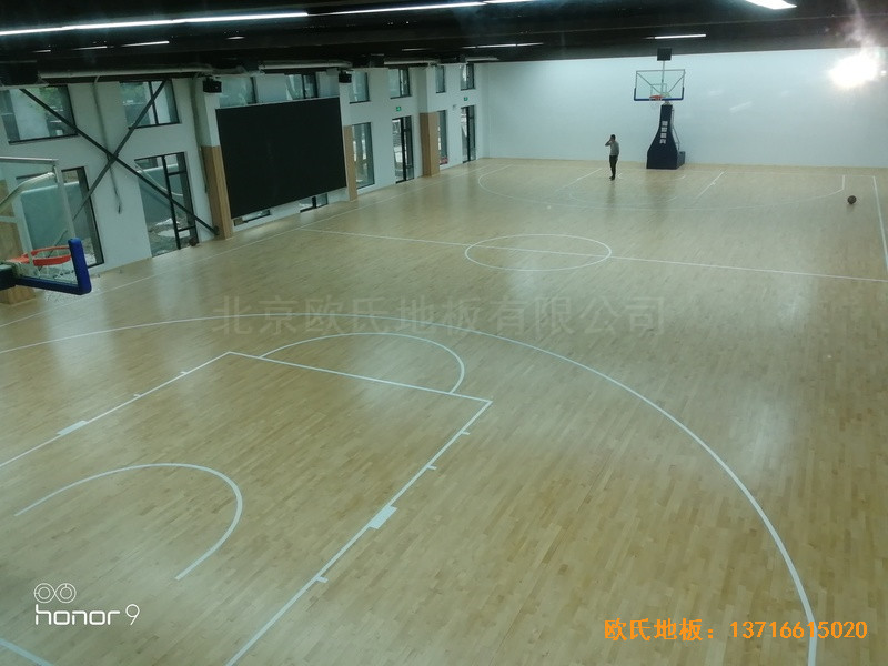 上海江楊南路485號攻守道場體育木地板鋪裝案例3