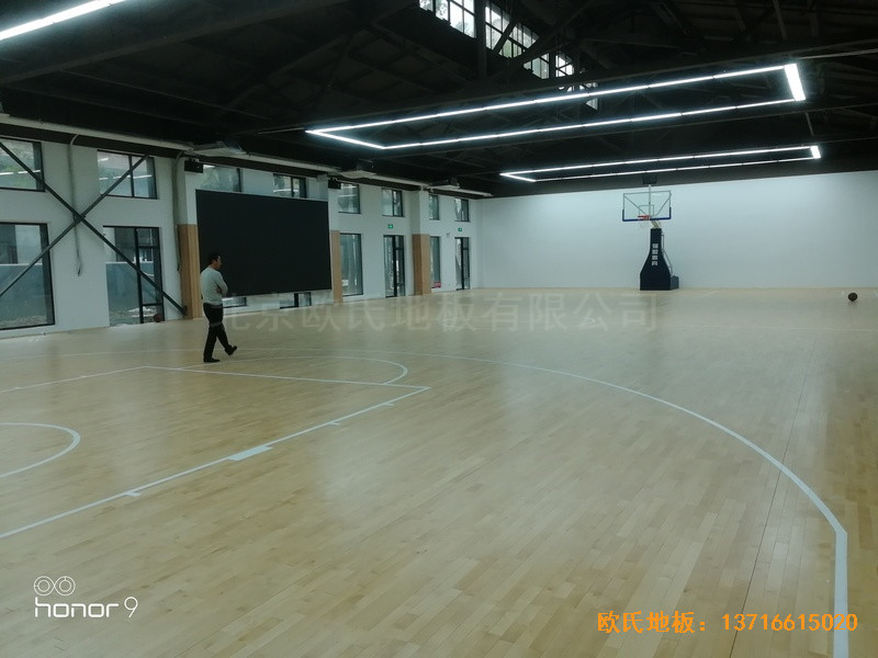 上海江楊南路485號攻守道場體育木地板鋪裝案例5