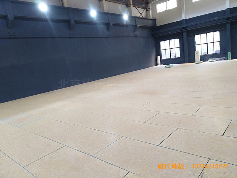 山東同昌23號籃球館運動地板安裝案例2