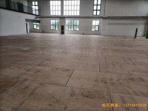 江蘇宿遷運河路學校運動地板鋪裝案例