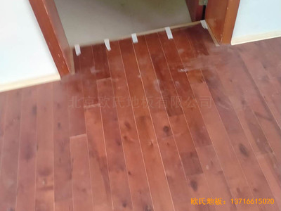 四川南充順慶區消防隊運動館運動地板鋪設案例