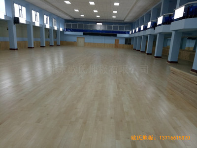 圖們鐵路運動館運動木地板施工案例