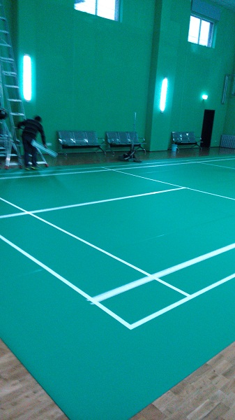 PVC塑膠運動地板如何安裝