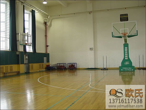 運動木地板的安裝過程