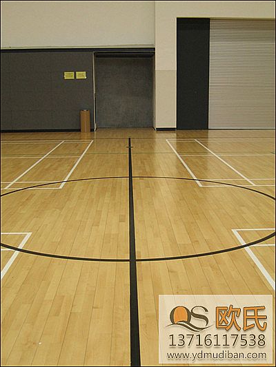 種類不同 籃球場木地板價格也不同