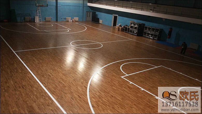北京房山長溝中學籃球館運動地板案例