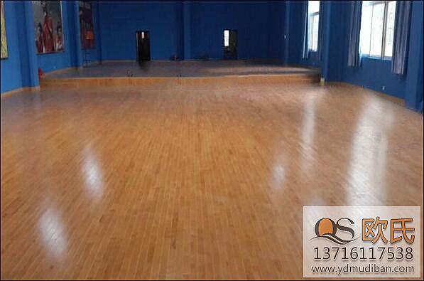 河南信陽供電段活動中心運動木地板成功案例
