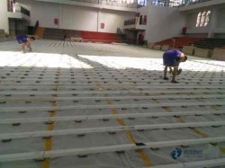 一般籃球館地板施工工藝