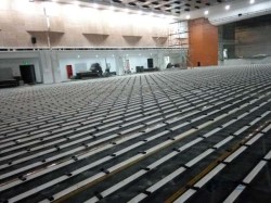 一般體育場館木地板施工流程