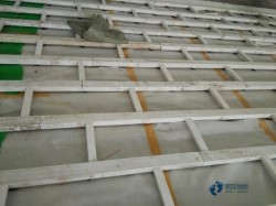 45度斜鋪龍骨籃球館木地板安裝公司