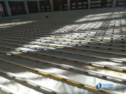 中等籃球館木地板施工步驟