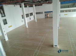 懸浮式籃球體育木地板