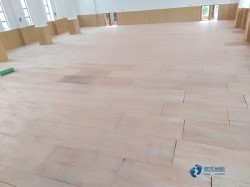 室內體育木地板施工