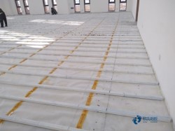 專用運動型木地板施工