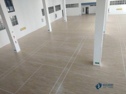 專業籃球體育木地板施工流程
